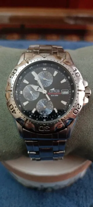 Reloj Lotus Multifunción Acero WR 100M