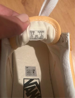 Zapatillas Vans Amarillas