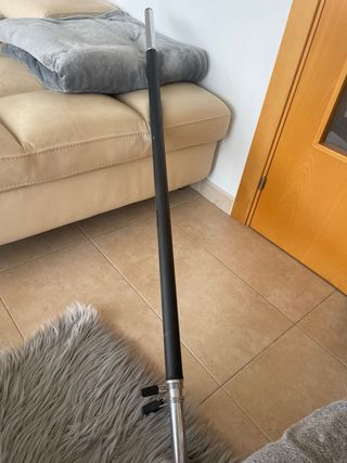 Barra de pesas con pinzas