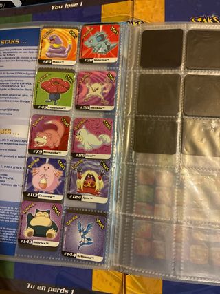 Álbum Pokémon Staks Johto League Champions
