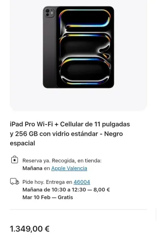 iPad Pro 11 M5 Wi-Fi + Cellular 256GB