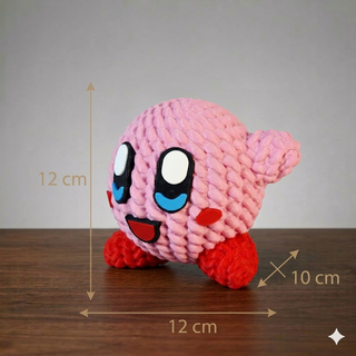 Figura Kirby estilo Crochet
