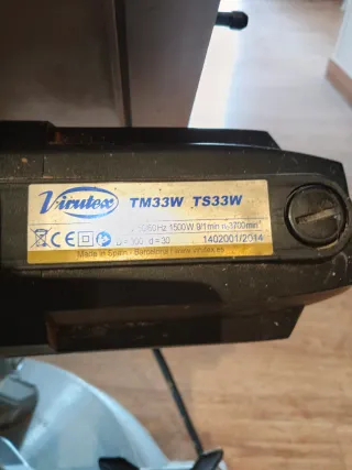 Ingletadora Virutex TM 33W