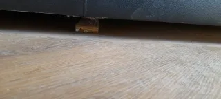 URGE VENDER Sofá Cama Cuero Negro y Marrón