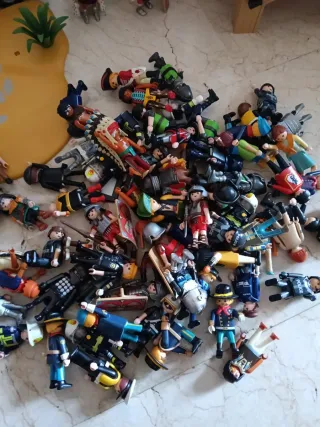 Gran lote Playmobil: Barco, Castillo y Figuras