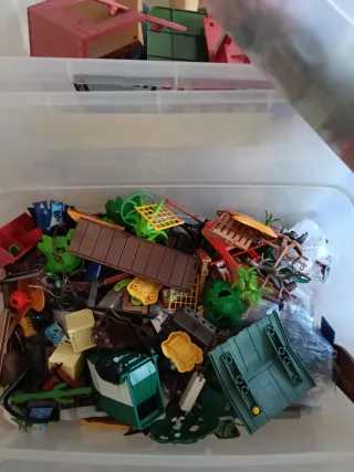 Gran lote Playmobil: Barco, Castillo y Figuras