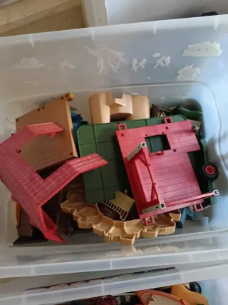 Gran lote Playmobil: Barco, Castillo y Figuras