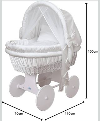 Moisés Mimbre XXL Bebé