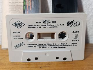 Acid Super Pop Mix - Cassette MAX Music (1989)