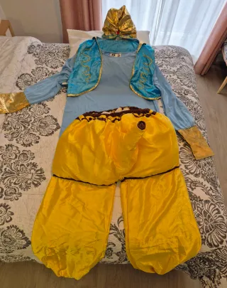 Original disfraz genio lámpara Aladino Hombre