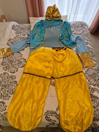 Original disfraz genio lámpara Aladino Hombre