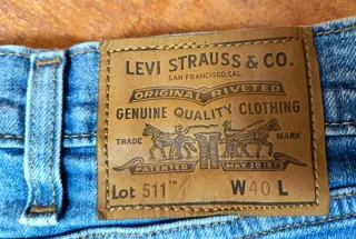 Vaqueros cortos Levi's hombre talla 40
