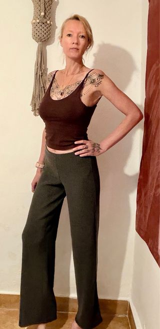 Lote 5 pantalones mujer casual/deportivos