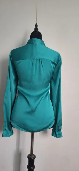 Blusa Antea verde azulado