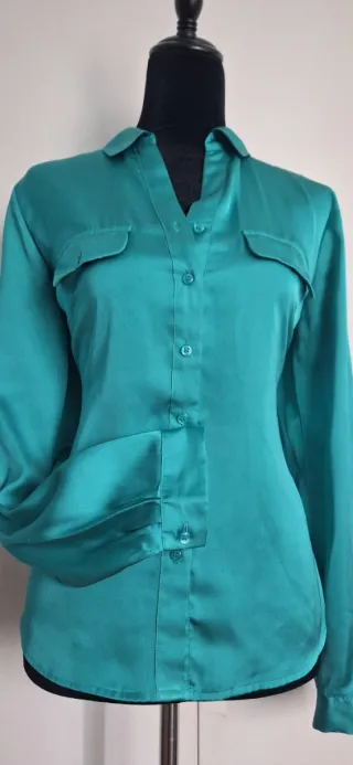 Blusa Antea verde azulado