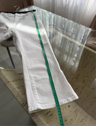 Pantalón tobillero blanco