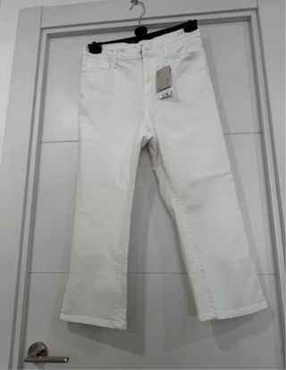 Pantalón tobillero blanco