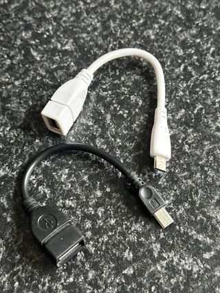 2 Cables OTG Micro USB a USB