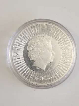 Onza Plata 9999 Kangaroo Australiana 2018