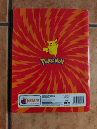 Álbum de cromos Pokémon completo