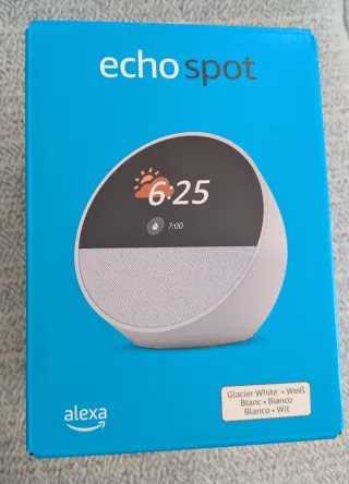 Echo Spot Bianco NUOVO e SIGILLATO