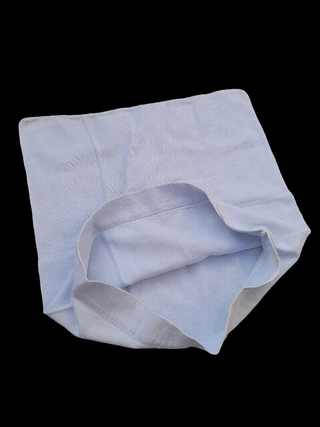 Sacca portapane ricamata a mano