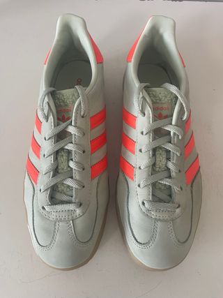 Adidas Gazelle Gris Naranja