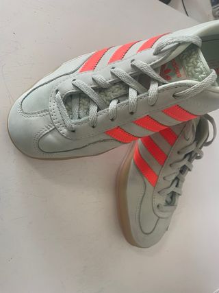 Adidas Gazelle Gris Naranja