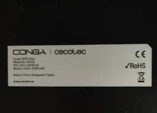 Robot Conga Cecotec Barre, Mopa, Aspira y Friega