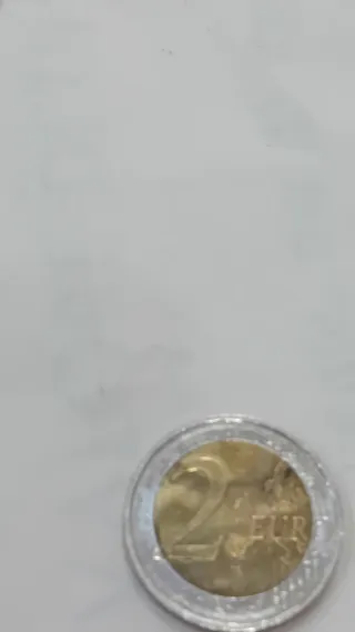 Moneta 2 Euro Tedesca Errore di Conio