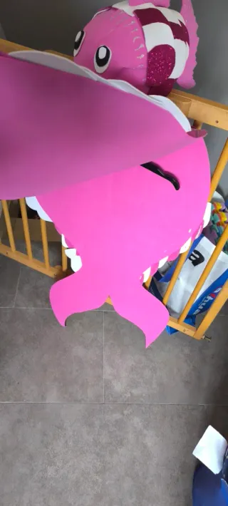 Disfraz Pez Rosa Talla 4-5 Años