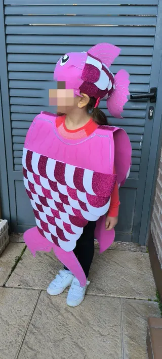 Disfraz Pez Rosa Talla 4-5 Años