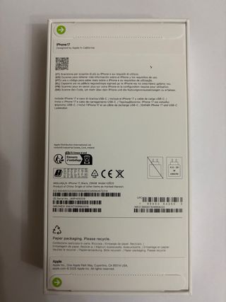 iPhone 17 Negro 256 GB