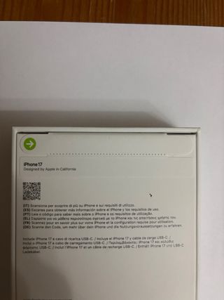 iPhone 17 Negro 256 GB