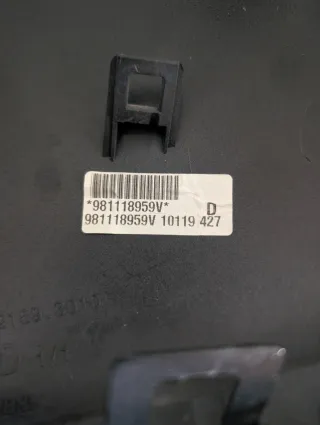 Carcasa Retrovisor C5 Aircross negro piano