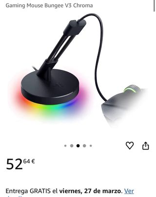 Razer Ratón Bungee Negro RGB