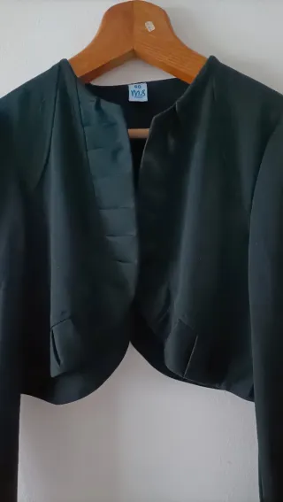 Chaqueta bolero vintage negra Talla M