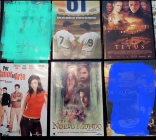 DVDs peliculaa éxitos mundiales