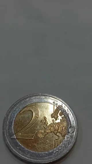 Moneta 2 Euro Tedesca Errore Conio