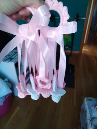 Chupetes crochet con cascabeles (2 unidades)