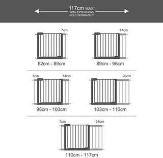 Extensión barrera seguridad blanca
