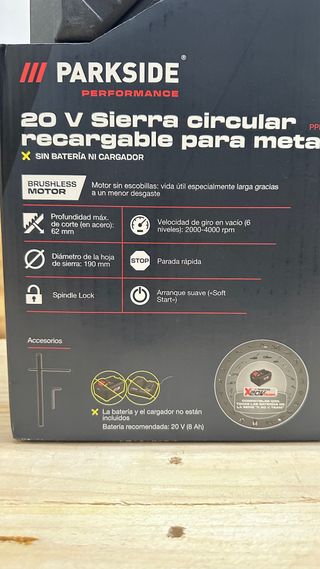 Sierra Circular 20V ¡leer bien!