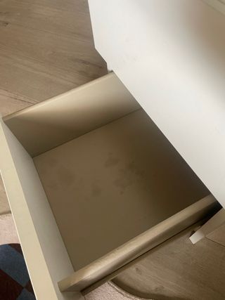 Comodino Notte IKEA MALM 2 Cassetti Bianco