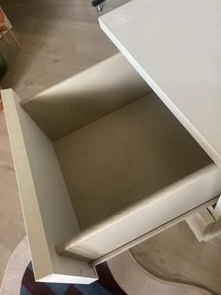 Comodino Notte IKEA MALM 2 Cassetti Bianco