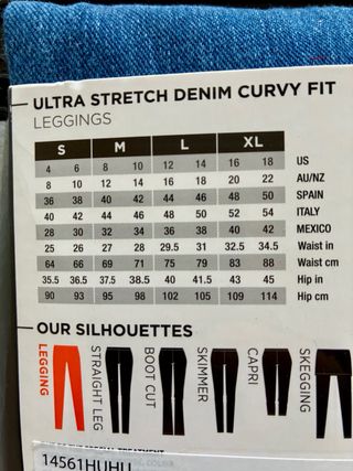 Leggings Hue Talla S Tiro Alto