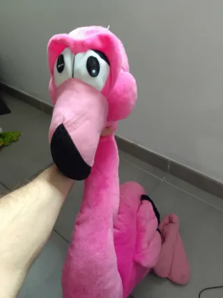 Peluche Flamenco Rosa Grande