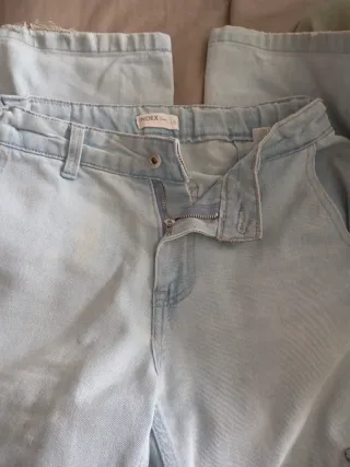 Jeans cargo mujer