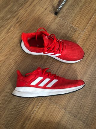 Zapatillas Adidas Rojas y Blancas