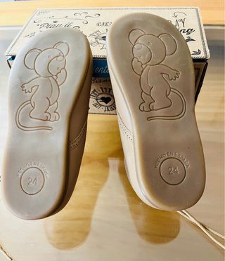 Zapatos niño Cienta beige talla 24