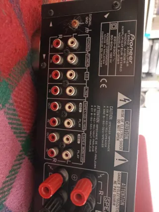 Amplificador Pioneer Negro